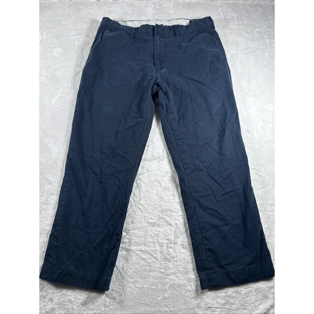 Polo Ralph Lauren Mens 38/32 Navy Blue Work Pants/Chinos